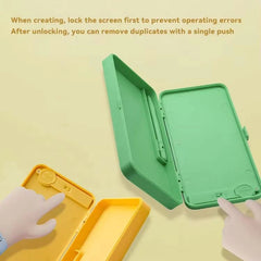 2 in 1 Writing Tablet With Mobile Shaped Pencil Box