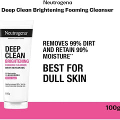 Neutrogena Deep Clean Brightening Foaming Cleanser - 100g