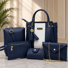 Jimmy Choo Brown 5 Piece Handbag Set