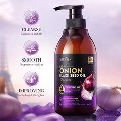 Sadoer Red Onion Black Seed Oil Shampoo – 500ml