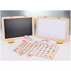 Educational Learning Board Multipurpose Double-Sided Magnetic Wooden