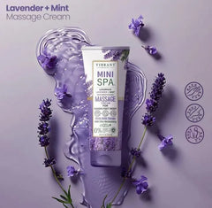Vibrant Beauty Mini Spa Lavender + Mint Manicure Pedicure Kit - 200ml