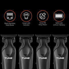 Tune Premium Hair Trimmer Black - TR403