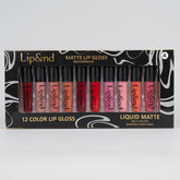 Lip&nd Waterproof Liquid Matte Lip Gloss Set - 12 Piece