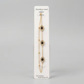 Gold Evil Eye Layered Bracelet