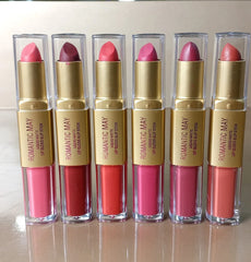 Romantic May Professional 2-in-1 Lipstick with Gloss & Liquid Matte
