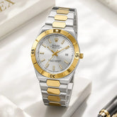 ROLEX Two Tone Datejust Mens Watch