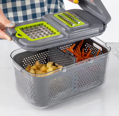 22 in 1 Multifunction Vegetable Chopper Fruit Slicer Mandoline Slicer Cutter