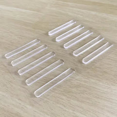 Silicone Anti-Collision Strips for Furniture Protection - Pack of 10