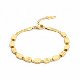 Stainless Steel Snake Chain Herringbone Bracelet for Women - Each