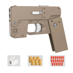 Folding iPhone Soft Bullet Launcher Toy Gun