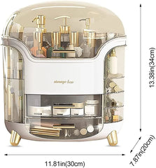 Luxury Desktop Cosmetic Organizer, Dustproof and Waterproof Makeup Vanity