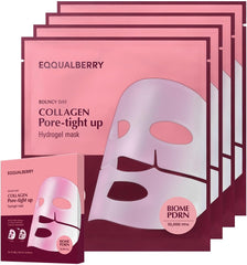 Eqqualberry Bouncy Day Collagen Pore-Tight Up Hydrogel Mask - 30g - 4 Sheets