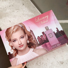 Luxury Velvet Intensely Pink Perfume Gift Set For Women