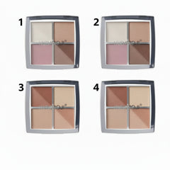 Hudamoji Lightweight Powder Texture Highlighter - 4 Colors