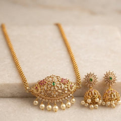 South Indian Choker Jhumki Set