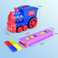 Domino Train Toy Sound Automatic Domino Train Set - 60 Piece
