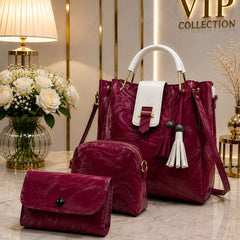 Stylish 3-Piece Handbag SeT for Women