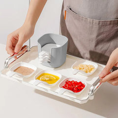 6Pcs Sauce Dip Bowls Set Great For Snacks, BBQ & Parties