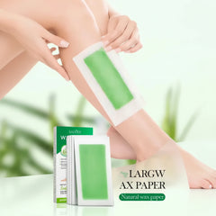 Sadoer Aloe Vera Hair Removal Wax Strips - 10 Double Sided Strips
