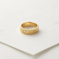 Stainless steel Classic Cartier stone Ring For Women - Each