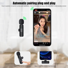 K9 Dual Professional Wireless Type-a, Type-c and Lightning Microphone