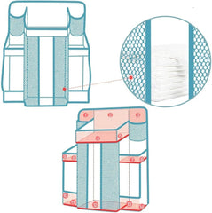 Diaper Organizer for Changing Table and Crib Diaper Stacker