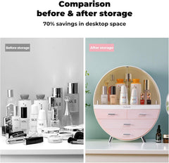 Oval Shaped Cosmetic Organizer