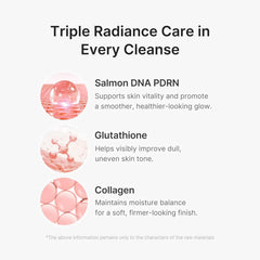 Medicube PDRN Pink Glutathione Capsule Foam Cleanser - 120g