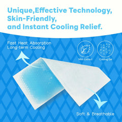 Migraine Cooling Headache Patch with Menthol & Camphor - 6 pcs
