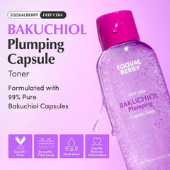 EQQUALBERRY Bakuchiol Plumping Capsule Toner - 150ml