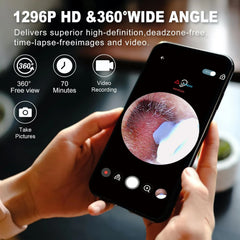 Ear Cleaner High Precision Ear Wax Removal Tool with Camera with LED Light