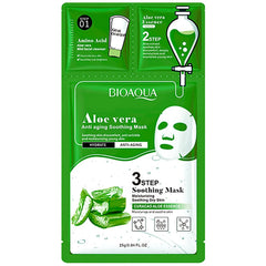 Bioaqua Aloe Vera 3 Step Soothing Facial - 25g