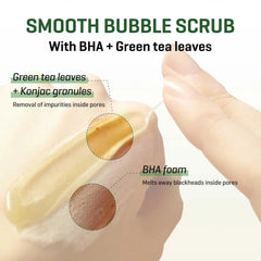 Some By Mi Bye Bye Blackhead 30 Days Miracle Green Tea Tox Bubble Cleanser - 120g