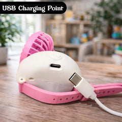 Kids Wrist Watch Fan USB Rechargeable Portable Mini Fan