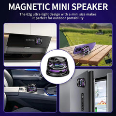 Multifunctional G200 Portable Magnetic Bluetooth Speaker with RGB Light