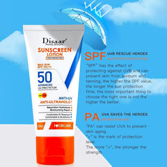 Disaar UVA/UVB SPF 50 Sunscreen Lotion - 50g