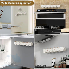 Wall Mounted Magnetic Seasoning Box - 6 Pcs Set