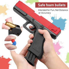 Soft Bullet Toy with Shell Ejection Magazine