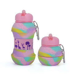 Silicone folding watter bottle