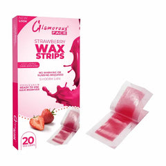 Glamorous Face Body Wax Strips - 4 Flavors