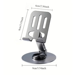 Full Metal Mobile Phone Stand 360° Rotating Aluminum Alloy