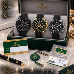 Rolex Datejust Men's Watch – Rubber Strap, Heavy Master Lock & Steel Buckle = Normal Box