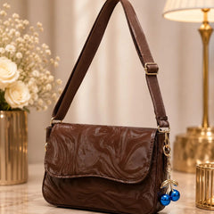 Girl's Leather Textured Hand Bag