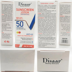 Disaar UVA/UVB SPF 50 Sunscreen Lotion - 50g
