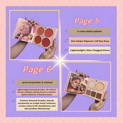 All in One 7 Pages Makeup Book