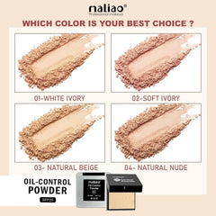 Maliao Cool & Refreshing Oil Control Powder Compact with SPF 25