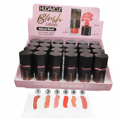 Hudamoji Natural Long Lasting Matte Cheek Liquid Blusher