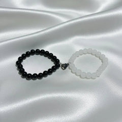 Couple Heart Bracelet Set