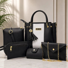 Jimmy Choo Brown 5 Piece Handbag Set